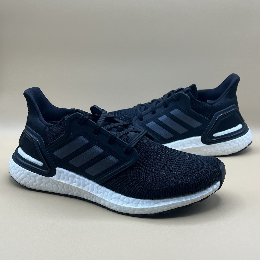 2020 Adidas Ultraboost 20 Black White Running Shoes - Women's Size 6.5 (EG0714)